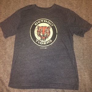 Detroit Tigers Navy Cooperstown Logo MLB Shirt